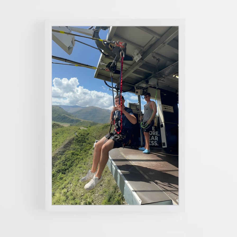 Poster Clic Éclair – affiche Saut à l’élastique (vue 3)